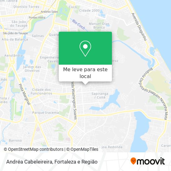 Andréa Cabeleireira mapa