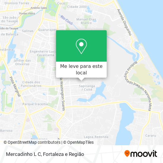 Mercadinho L C mapa