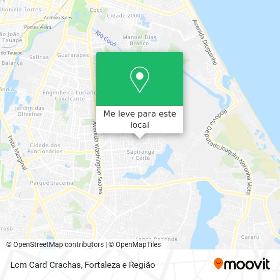 Lcm Card Crachas mapa