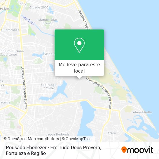 Pousada Ebenézer - Em Tudo Deus Proverá mapa