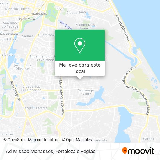 Ad Missão Manassés mapa