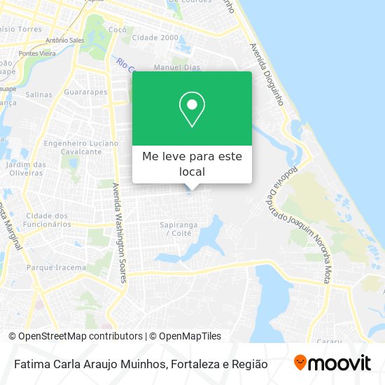 Fatima Carla Araujo Muinhos mapa