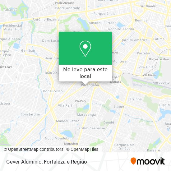 Gever Aluminio mapa