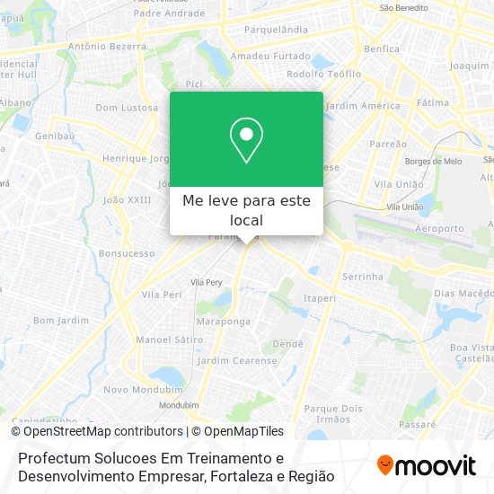 Profectum Solucoes Em Treinamento e Desenvolvimento Empresar mapa