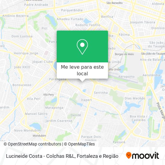 Lucineide Costa - Colchas R&L mapa