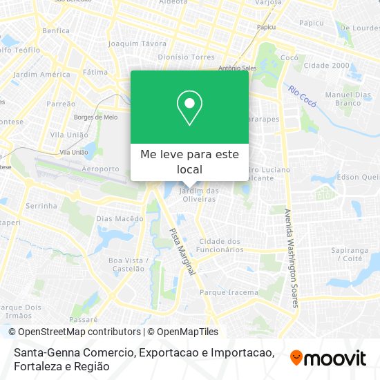 Santa-Genna Comercio, Exportacao e Importacao mapa