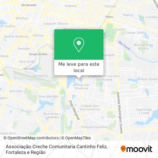 Associação Creche Comunitaria Cantinho Feliz mapa