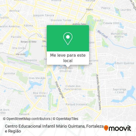 Centro Educacional Infantil Mário Quintana mapa