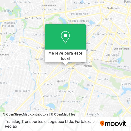 Translog Transportes e Logistica Ltda mapa