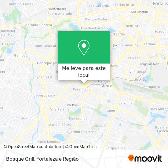 Bosque Grill mapa