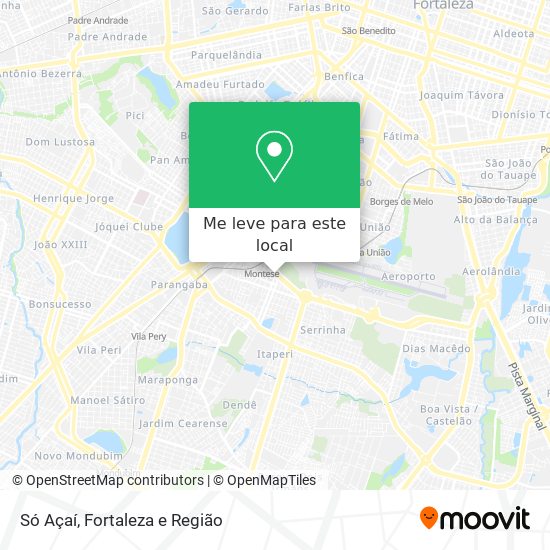 Só Açaí mapa