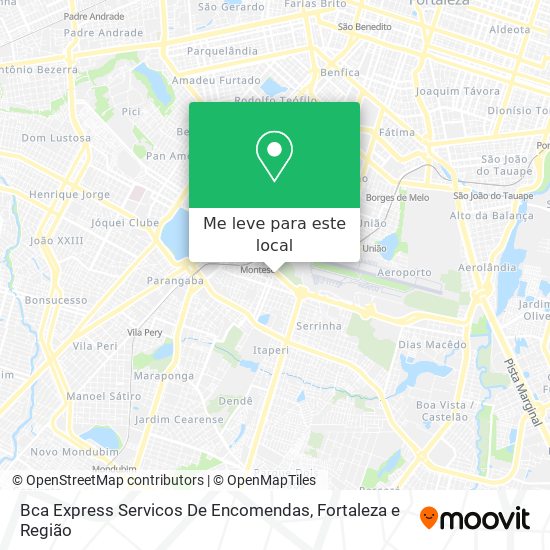 Bca Express Servicos De Encomendas mapa