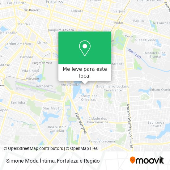 Simone Moda Íntima mapa
