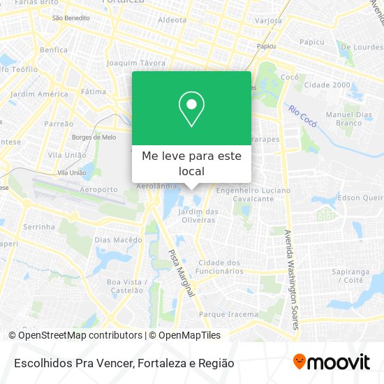 Escolhidos Pra Vencer mapa