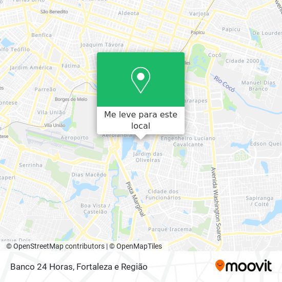 Banco 24 Horas mapa