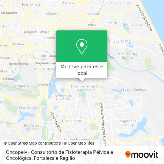 Oncopelv - Consultório de Fisioterapia Pélvica e Oncológica mapa