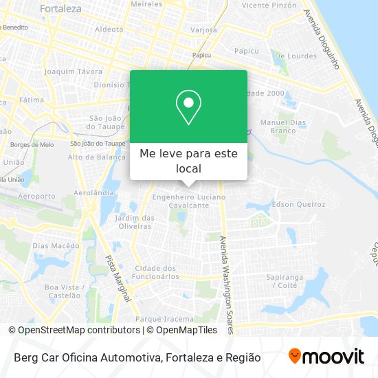 Berg Car Oficina Automotiva mapa