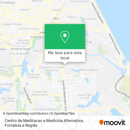 Centro de Meditacao e Medicina Alternativa mapa