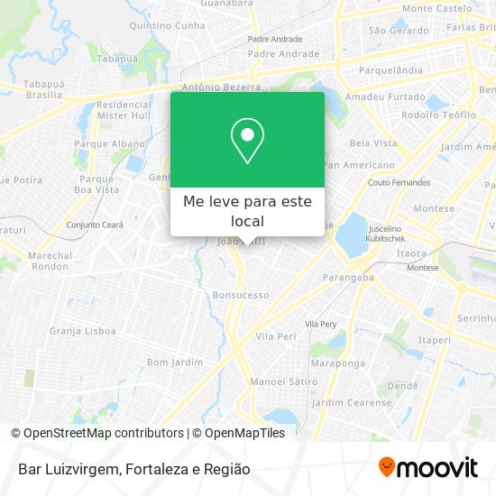 Bar Luizvirgem mapa