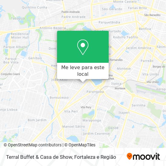 Terral Buffet & Casa de Show mapa