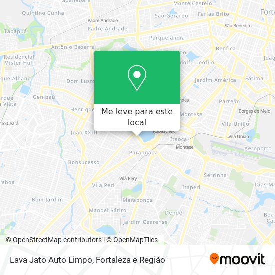 Lava Jato Auto Limpo mapa