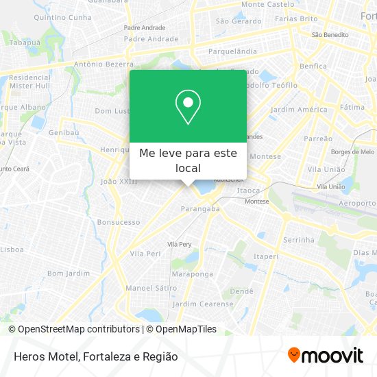 Heros Motel mapa