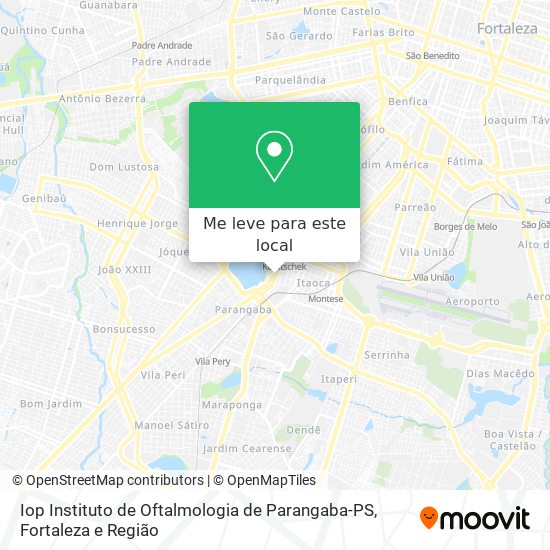 Iop Instituto de Oftalmologia de Parangaba-PS mapa
