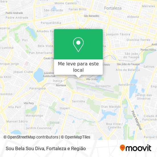 Sou Bela Sou Diva mapa