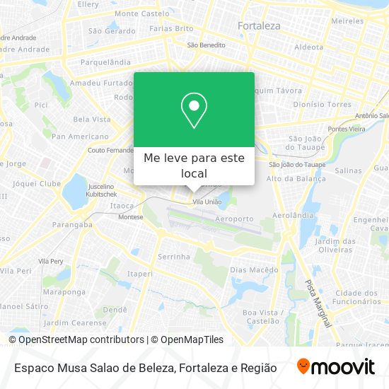 Espaco Musa Salao de Beleza mapa