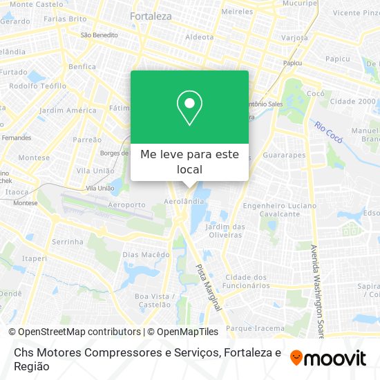 Chs Motores Compressores e Serviços mapa