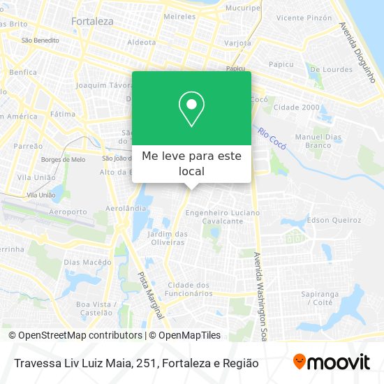 Travessa Liv Luiz Maia, 251 mapa