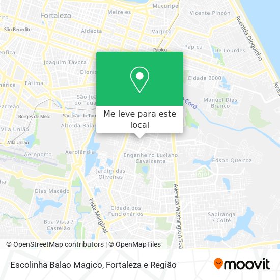 Escolinha Balao Magico mapa
