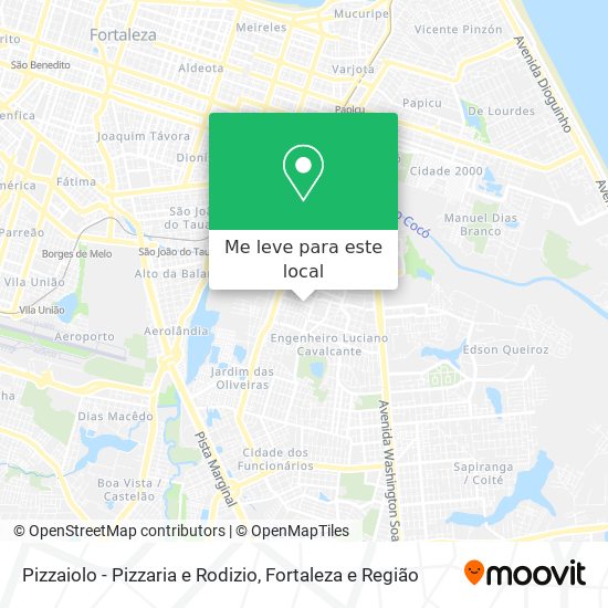Pizzaiolo - Pizzaria e Rodizio mapa