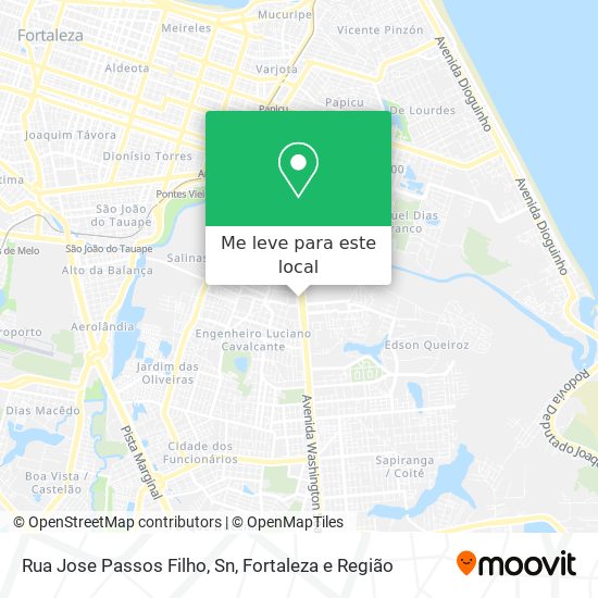 Rua Jose Passos Filho, Sn mapa
