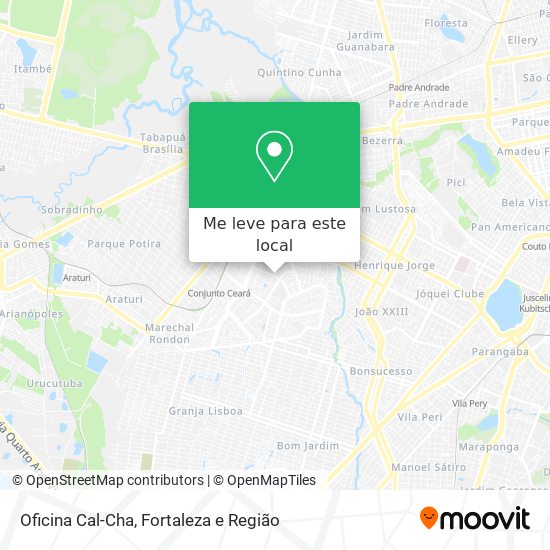 Oficina Cal-Cha mapa