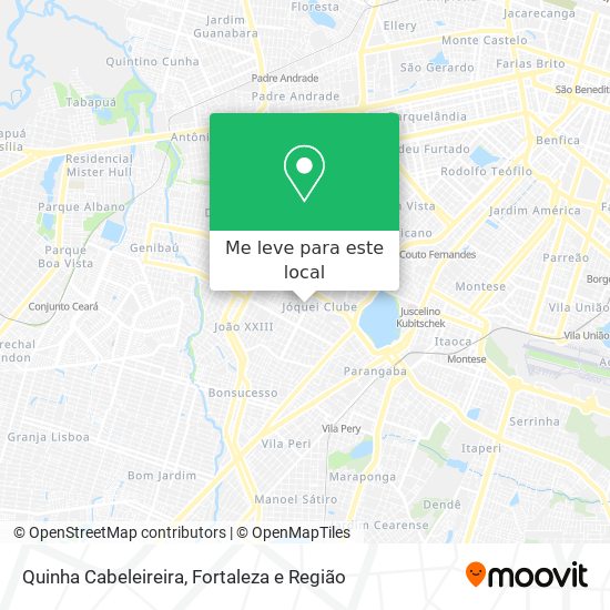 Quinha Cabeleireira mapa
