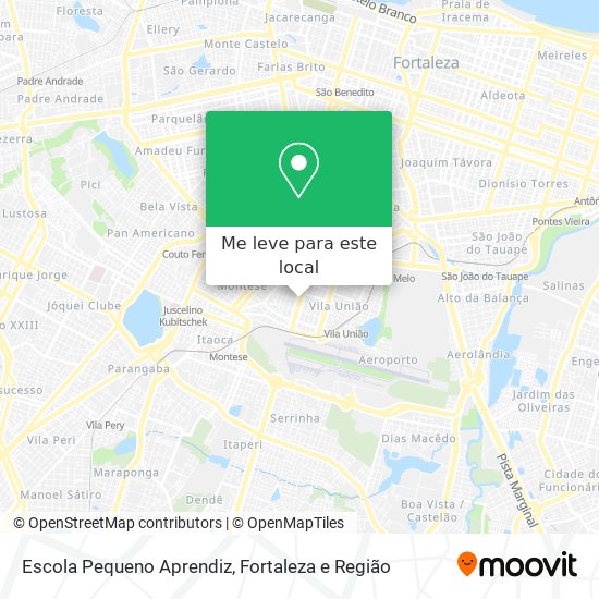 Escola Pequeno Aprendiz mapa