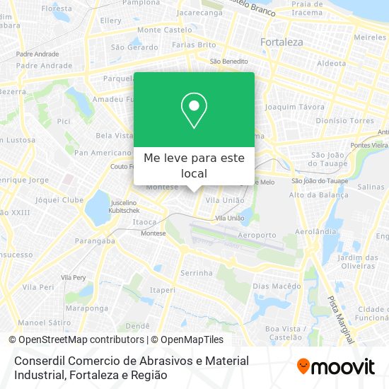 Conserdil Comercio de Abrasivos e Material Industrial mapa
