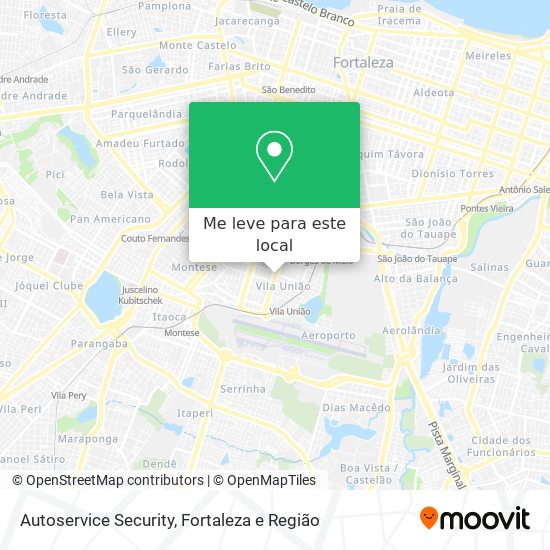 Autoservice Security mapa