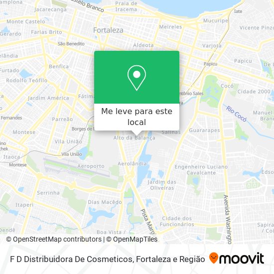 F D Distribuidora De Cosmeticos mapa