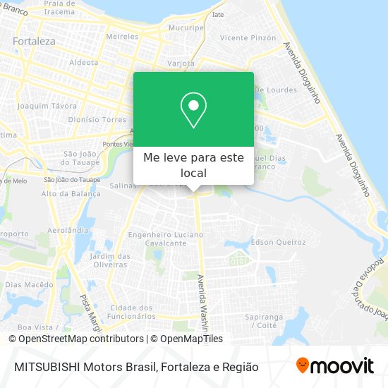 MITSUBISHI Motors Brasil mapa