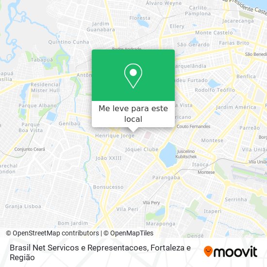 Brasil Net Servicos e Representacoes mapa