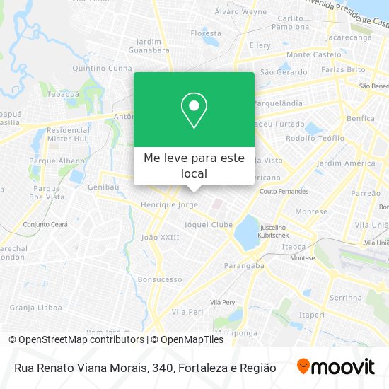Rua Renato Viana Morais, 340 mapa