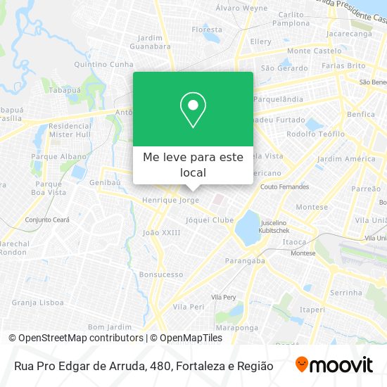 Rua Pro Edgar de Arruda, 480 mapa