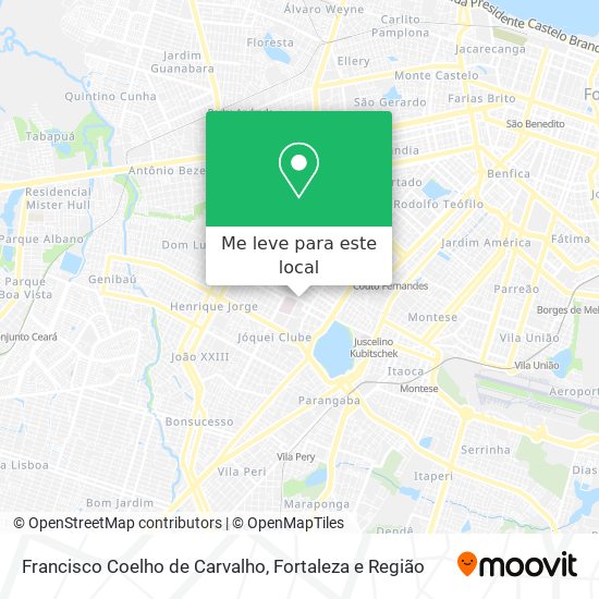 Francisco Coelho de Carvalho mapa