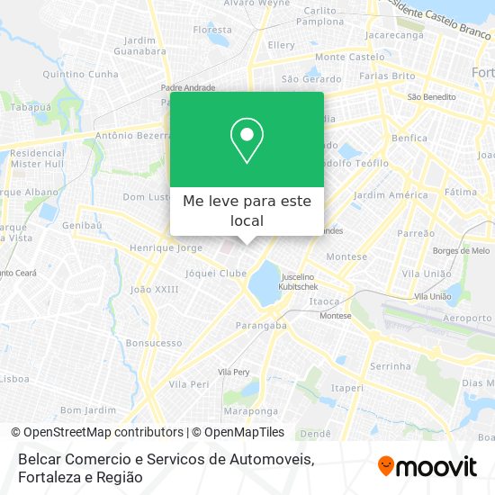 Belcar Comercio e Servicos de Automoveis mapa