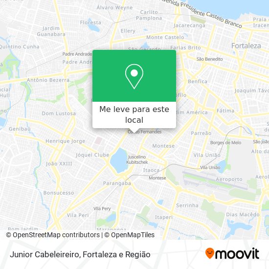 Junior Cabeleireiro mapa