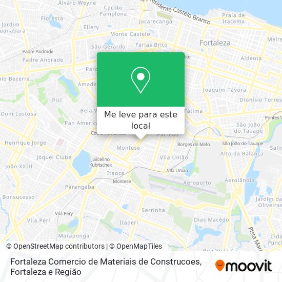 Fortaleza Comercio de Materiais de Construcoes mapa