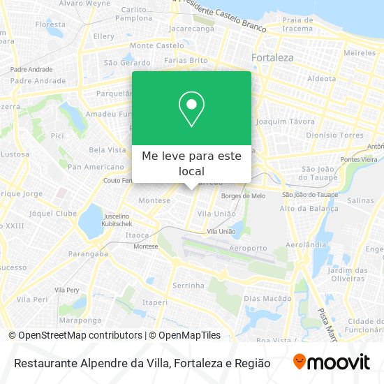 Restaurante Alpendre da Villa mapa