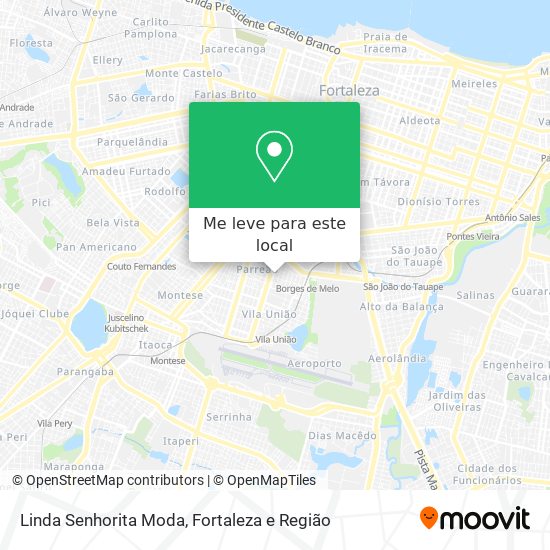 Linda Senhorita Moda mapa